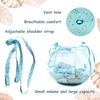 Stylish Transparent PS Hamster Carrier Bag with Adjustable Shoulder Strap – Durable Breathable Hangable Lightweight Outdoor Travel Bag for Small Pet