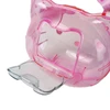 Stylish Transparent PS Hamster Carrier Bag with Adjustable Shoulder Strap – Durable Breathable Hangable Lightweight Outdoor Travel Bag for Small Pet