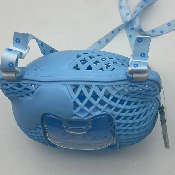 Stylish PS Hamster Carrier Bag with Adjustable Shoulder Strap – Durable Breathable Hangable Lightweight Outdoor Travel Bag for Small Pet