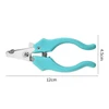 Stainless Steel Pet Nail Clippers with Ergonomic Curved Shape Handle, Sharp Blade, Safety Guard, Spring Mechanism & Security Lock for Cats and Small Dogs 