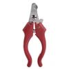 Stainless Steel Pet Nail Clippers with Ergonomic Curved Shape Handle, Sharp Blade, Safety Guard, Spring Mechanism & Security Lock for Cats and Small Dogs 