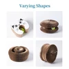 Cat Head Shape Deformable Foldable Corrugated Paper Cat Scratching Board with Strong Magnets & Bell Ball Cat Toy