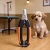Nunbell Pet Nail Clipper Stainless Steel Blade with Safety Guard, Spring Hinge, Latch Lock, Hanging Hole & Non-slip Handle for Cats and Small Dogs