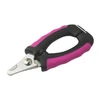 Nunbell Stainless Steel Blade Pet Nail Clipper with File, Safety Guard, Spring Hinge, Latch Lock & Non-slip Handle for Cats and Dogs