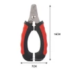 Nunbell Stainless Steel Blade Pet Nail Clipper with File, Safety Guard, Spring Hinge, Latch Lock & Non-slip Handle for Cats and Dogs
