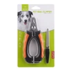 Nunbell Stainless Steel Blade Pet Nail Clipper with File, Safety Guard, Spring Hinge, Latch Lock & Non-slip Handle for Cats and Dogs