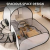 Portable Foldable Pet Tent with Surround Tunnel – Playpen with Soft Oxford Fabric, Breathable Mesh and Strong Wire for Cats & Small Pets 