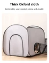 Portable Foldable Pet Tent with Surround Tunnel – Playpen with Soft Oxford Fabric, Breathable Mesh and Strong Wire for Cats & Small Pets 