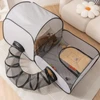 Portable Foldable Pet Tent with Surround Tunnel – Playpen with Soft Oxford Fabric, Breathable Mesh and Strong Wire for Cats & Small Pets 