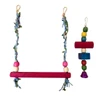 2pcs Bird Set Accessories for Bird Cage (Bird Swing HI 25, W 20 CM - Bird Toy HI 20 CM)