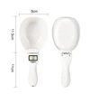 Digital ABS Measure Spoon Scale 800g – Portable, Detachable, High Precision, LCD Display, Battery CR2032 and Multi-Unit (g/cup/oz/ml) Pet Food Measuring Scale (Cream Color)