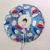 Fashion Adjustable Cotton Donut Pet Recovery Collar with Ribbon Drawstring Closure – Comfortable, Durable, Washable, Anti Licking After Surgery for Cats Small Dogs