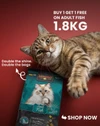 2x Leonardo Adult Fish Cat Dry Food 1.8 Kg (Buy one Get one)
