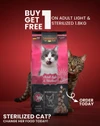 2x Leonardo Adult Light & Sterilised Cat Dry Food 1.8 KG (Buy one Get one)