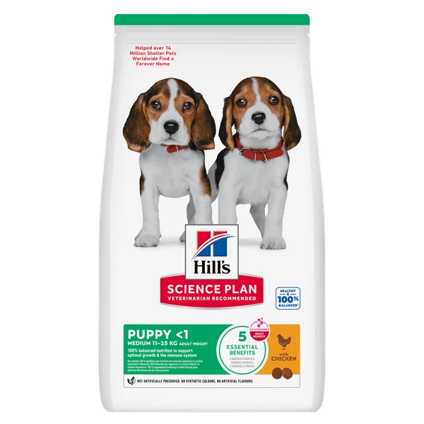 Hills Science Plan Medium puppy food with chicken