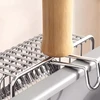 Durable Stainless Steel Cat Litter Scoop with Wooden Hand 27x13 cm