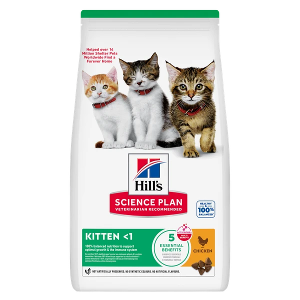 Hills Science Plan kitten food with chicken