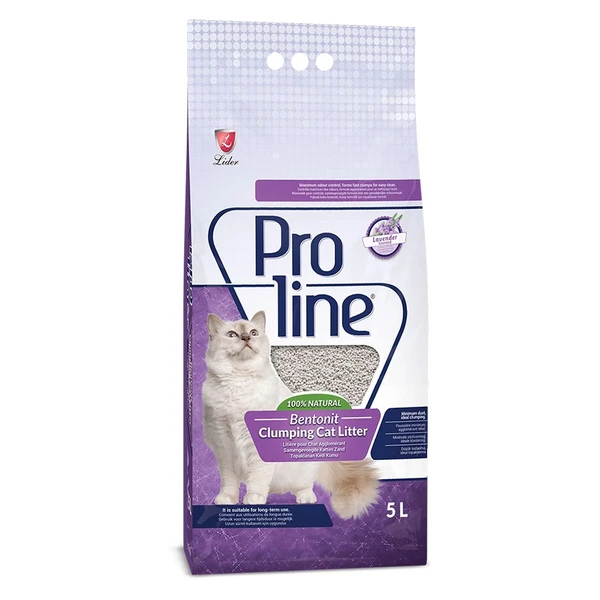 Proline Natural Bentonite Clumping Cat Litter Lavender Scented