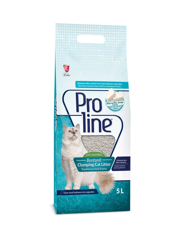 Proline Natural Bentonite Clumping Cat Litter Marseille Soap Scented