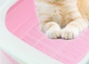 Cat Litter Box with Sifting Net, Anti-Splash Rim & Scoop (50*36*17cm) – Easy Clean, Comfortable, Eco-Friendly, Open Design and Durable Plastic Material