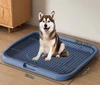 Large Space Dog Toilet Tray with Removable Metal Mesh Grid (65×50cm)