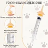 Kitten & Puppy Reusable Milk Feeding Set of 3 Syringes (1ml, 3ml & 5ml) & 2 Different Sizes Nipples