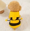 Bee-Themed Pet Sweater for Small Dogs & Cats – Cozy All-Season Costume