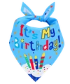 Pet Birthday Bandana, Party Accessory Bib for Small & Medium Dogs & Cats