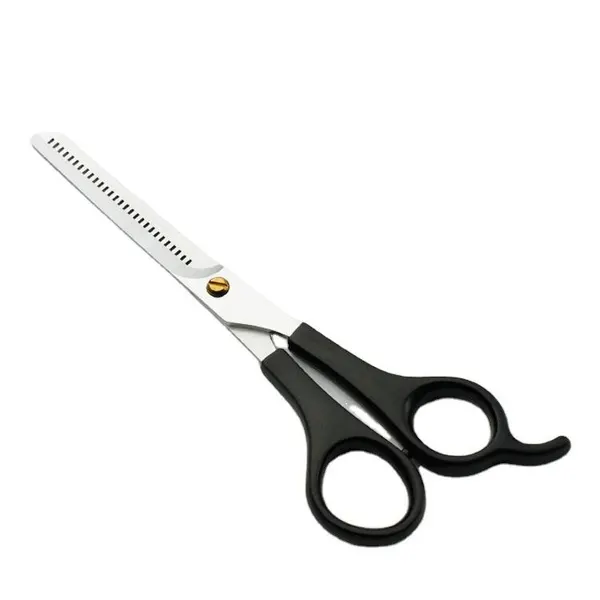 Professional Stainless Steel Pet Hair Thinning Scissors with Plastic Handle for Dogs & Cats Grooming