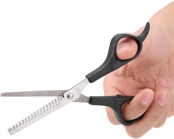 Professional Stainless Steel Pet Hair Thinning Scissors with Plastic Handle for Dogs & Cats Grooming