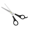 Professional Stainless Steel Pet Hair Thinning Scissors with Plastic Handle for Dogs & Cats Grooming
