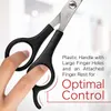 Professional Stainless Steel Pet Hair Thinning Scissors with Plastic Handle for Dogs & Cats Grooming