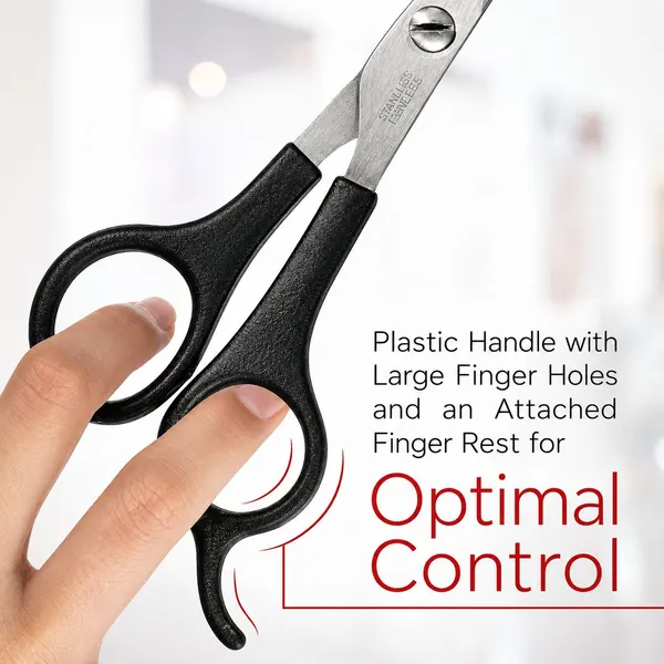 Professional Stainless Steel Pet Hair Thinning Scissors with Plastic Handle for Dogs & Cats Grooming