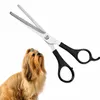 Professional Stainless Steel Pet Hair Thinning Scissors with Plastic Handle for Dogs & Cats Grooming