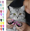 20 Pcs Colorful Silicone Cat Nail Caps with Adhesive Glue – Soft Covers for Claws Care, Anti-scratch and Beautiful Look
