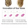 20 Pcs Colorful Silicone Cat Nail Caps with Adhesive Glue – Soft Covers for Claws Care, Anti-scratch and Beautiful Look