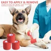 Veterinary Pet Self Adhesive Elastic Wrap Bandage – Breathable Stretchable Comfortable Non-Woven Fabric Waterproof First Aid Tape (5cmx4.5m) for Dogs & Cats 