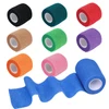 Veterinary Pet Self Adhesive Elastic Wrap Bandage – Breathable Stretchable Comfortable Non-Woven Fabric Waterproof First Aid Tape (5cmx4.5m) for Dogs & Cats 