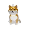 Cute Animal-Shaped Transparent PVC Pet Hair Keepsake Key Chain with Plastic Tweezer – Store and Display Pet fur to Create Sweet Personalized Memory