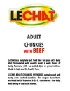 LeChat Chunkies Adult Cats Wet Food Cans 400g