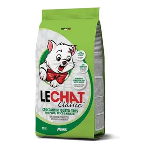 LeChat Classic Tris Flavour Croquettes Adult Cat Dry Food with Chicken, Fish and Beef