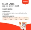 Wanpy Creamy Cat Treats Chicken & Crab Flavor – Lickable Wet Snacks (5X14g)