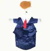 2-Piece Dog Business Suit Costume with Wig – Funny Formal Party Cosplay Outfit - XL