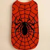 Spider Ma Pet Sweatshirt for Dogs & Cats – Red Spider Web Pattern Costume, 4-Season Casual Outfit