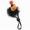 Halloween Pumpkin Hat for Cats & Small Dogs – Adjustable Festive Pet Headband Costume