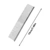 Nunbell Stainless Steel Pet Grooming Comb 19*4cm – 2-in-1 Double Teeth Comb with Rounded Ends for Removing Loose Hair, Knots and Modeling