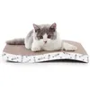 Curved Shape Cat Corrugated Scratcher Board (40*20*3cm)