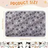 Grey Flannel Soft Plush Paw Print Heated Small Dog & Cat Throw Blanket & Bed Warmer, 60 x 40-cm