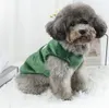 Green Plush Pet Vest – Warm Autumn & Winter Clothes for Small & Medium Dogs and Cats