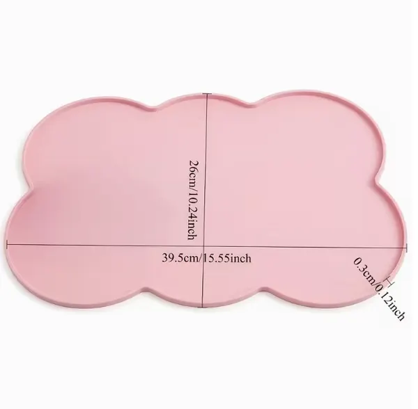 Silicone Pet Feeding Mat for Dogs & Cats – Waterproof, Non-Slip, Leak-Proof Food & Water Bowl Mat